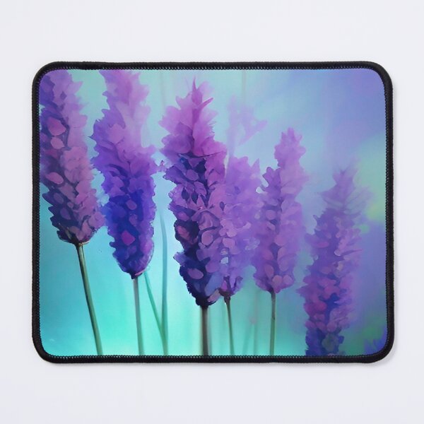 Item preview, Blossoms of Lavender in Floral Flowers Garden Botanical Design Illustration designed and sold by deniselynnimage.