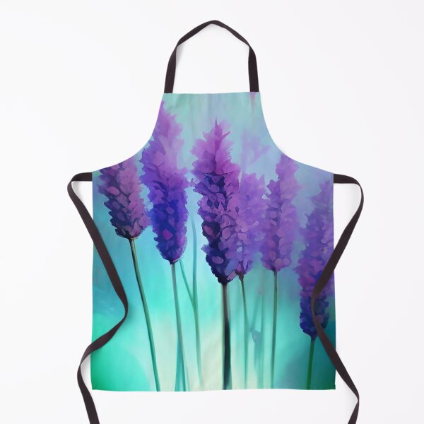 Item preview, Blossoms of Lavender in Floral Flowers Garden Botanical Design Illustration designed and sold by deniselynnimage.