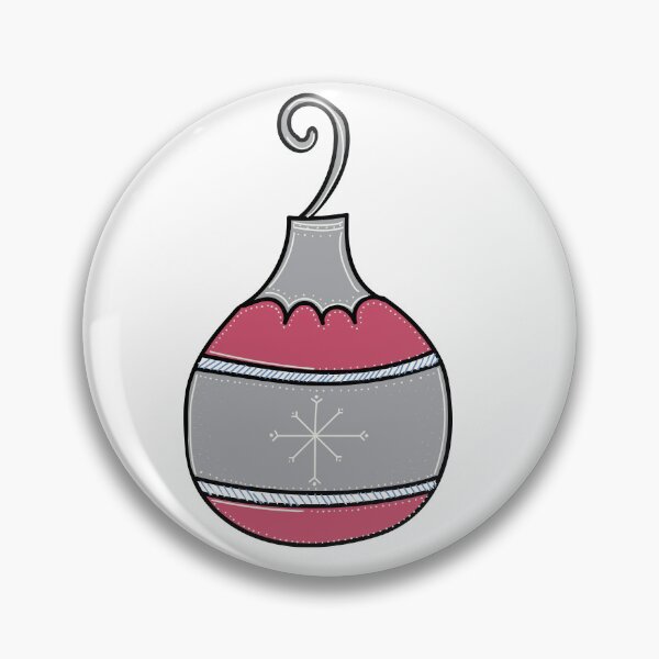Item preview, Whimsical Holiday Ball Ornament Illustration  designed and sold by AngelDawnDesign.