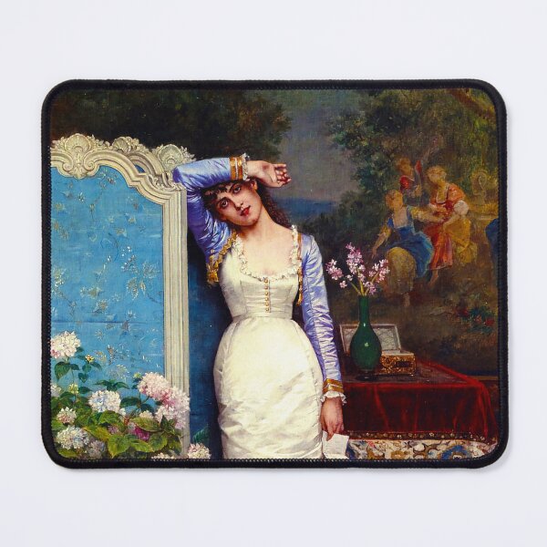 Item preview, HD Young Woman by Auguste Toulmouche designed and sold by Go Logo Designs.