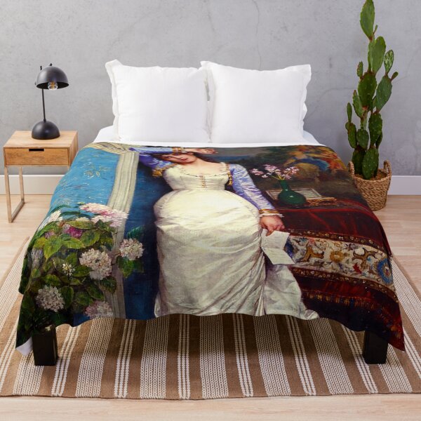 Item preview, HD Young Woman by Auguste Toulmouche designed and sold by Go Logo Designs.