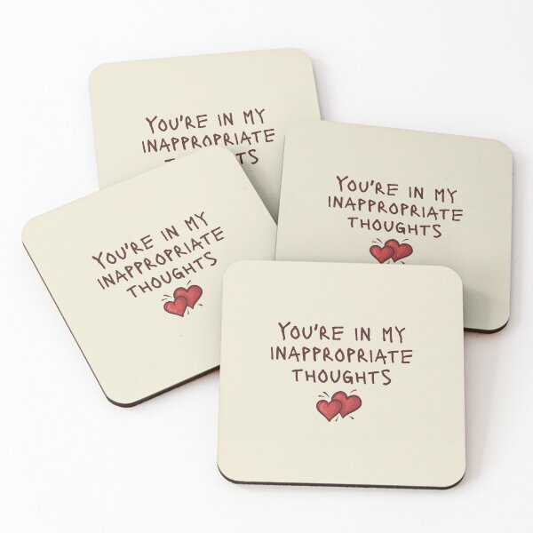 Item preview, You're in my inappropriate thoughts - horny funny couple designed and sold by NastySquad.