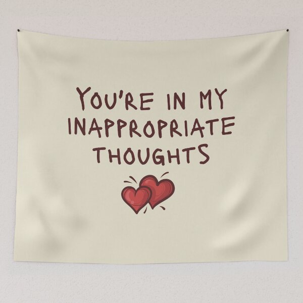 Item preview, You're in my inappropriate thoughts - horny funny couple designed and sold by NastySquad.
