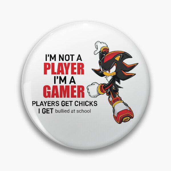 Item preview, I'm not a player, I'm a GAMER - Shadow Version designed and sold by strawberrygummy.