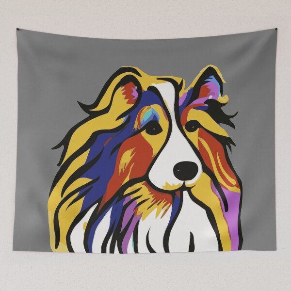 Item preview, Shetland Sheepdog - Pop Art designed and sold by dogpopart.