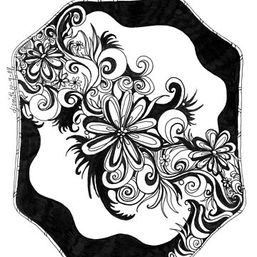 Artwork thumbnail, Garden Party, Ink Drawing by djsmith70