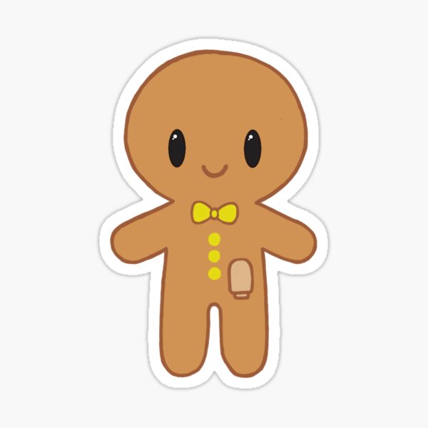 Item preview, Gingerbread man with Ostomy (Yellow) designed and sold by CaitlynConnor.