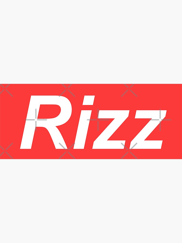 Rizz Meme Shirt Sticker For Sale By Dgavisuals Redbubble