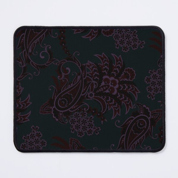Item preview, Paisley Print "Meadows" Dark Green Paisley Colors designed and sold by OutshineAll.