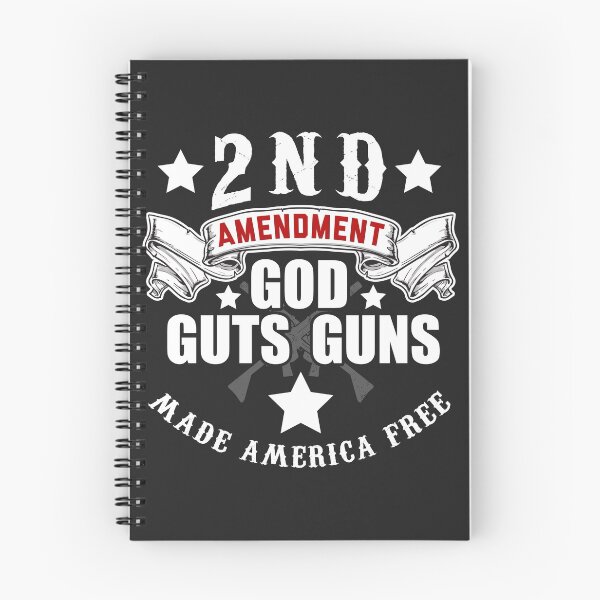 Item preview, 2nd Amendment Guns Guts God Made America Free Tees designed and sold by AllStarMerch.