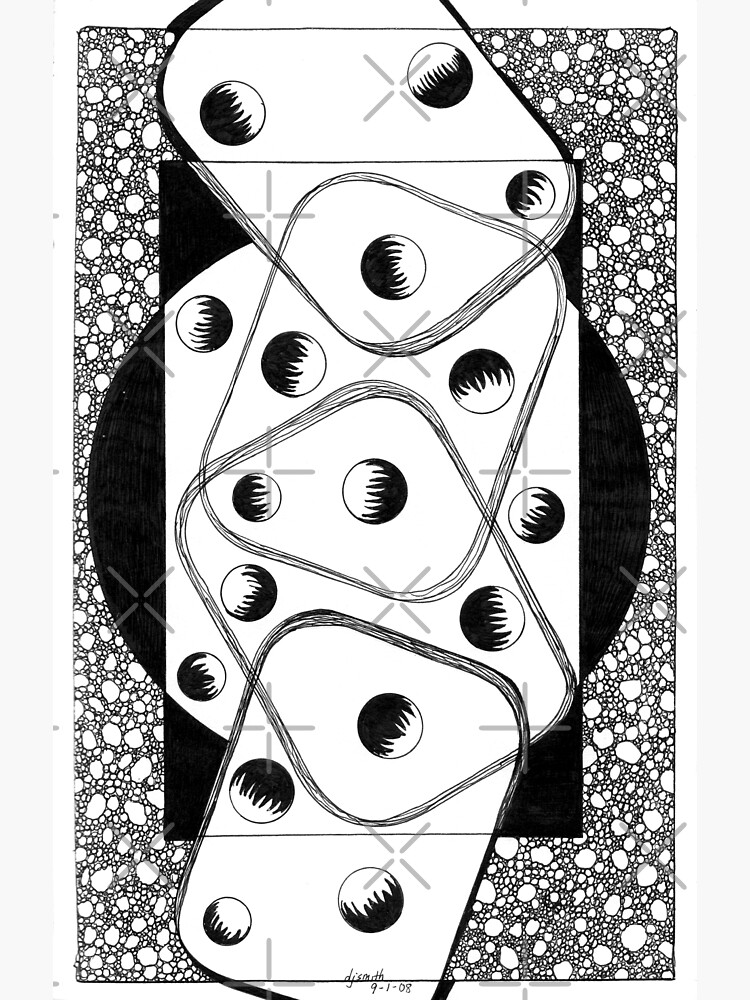 Thumbnail 3 of 3, Art Print, Play Outside, Ink Drawing designed and sold by Danielle Scott.
