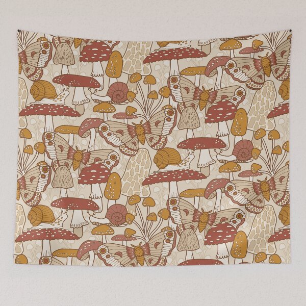 Item preview, Mushroom Garden - Neutral designed and sold by latheandquill.
