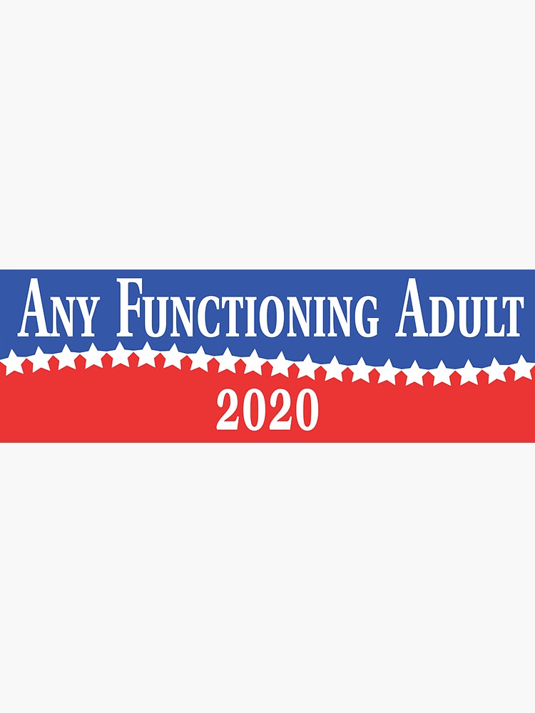 Any Functioning Adult 2020 by Kingwell