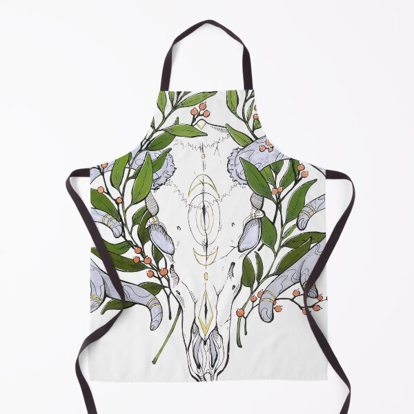 Item preview, Elk Skull with Berries designed and sold by MicaelaDawn.