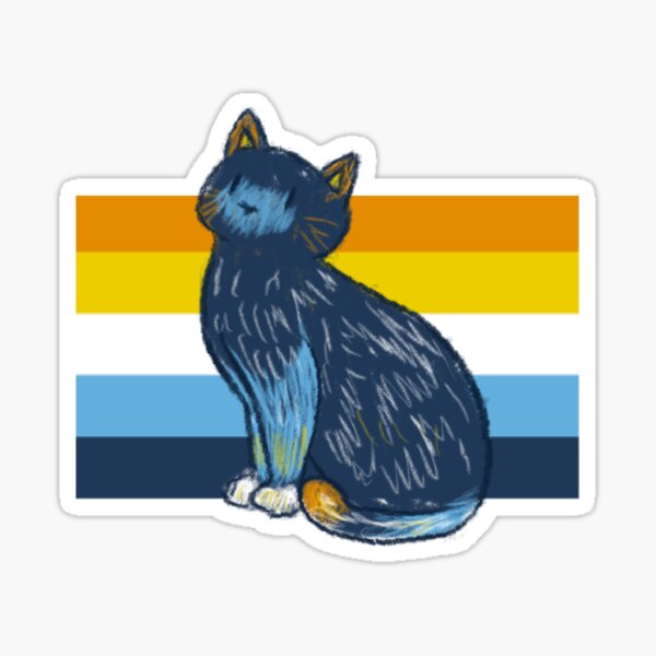 Artikel-Vorschau von Aroace Aromantic Asexual Pride LGBTQ+ Katze, designt und verkauft von gaycatclub.
