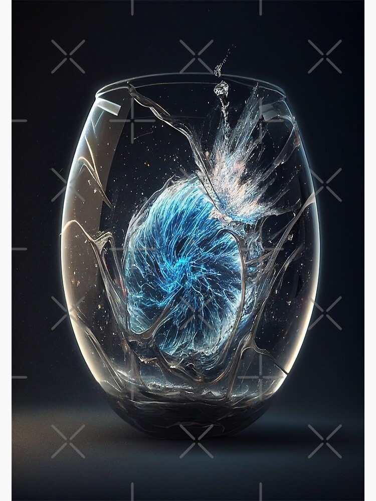 Disover Neutron Star in a Glass Premium Matte Vertical Poster