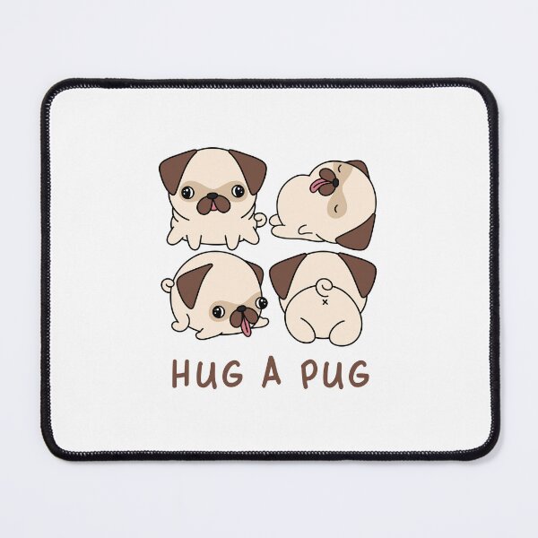 Item preview, Hug a Pug Graphic Design designed and sold by QuanJewelry.