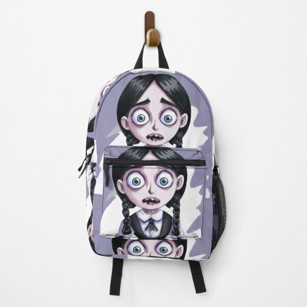 Item preview, Wednesday Addams as an anime-style painting No.1 designed and sold by BLACKSUN-SHOP.