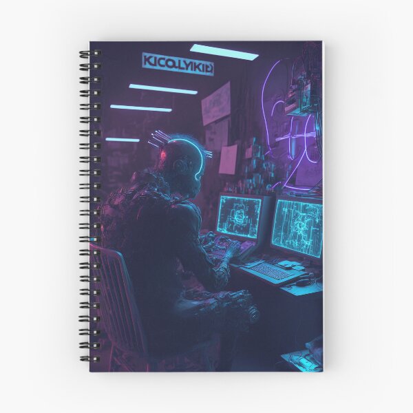 Item preview, Cyberpunk Hacker designed and sold by AICreateWorlds.