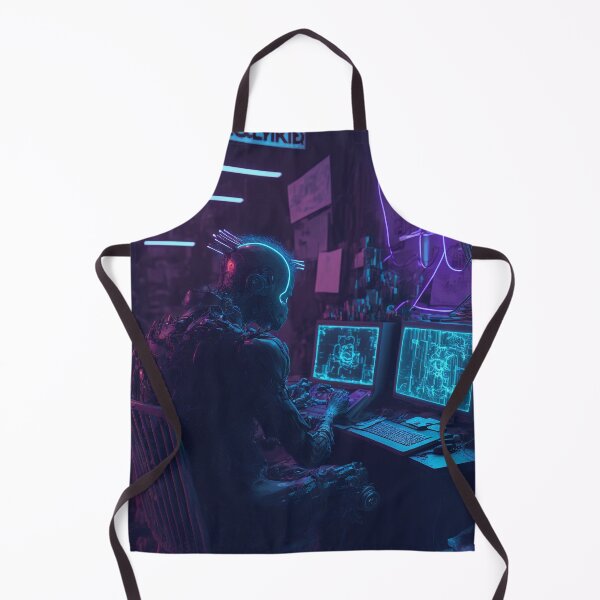 Item preview, Cyberpunk Hacker designed and sold by AICreateWorlds.