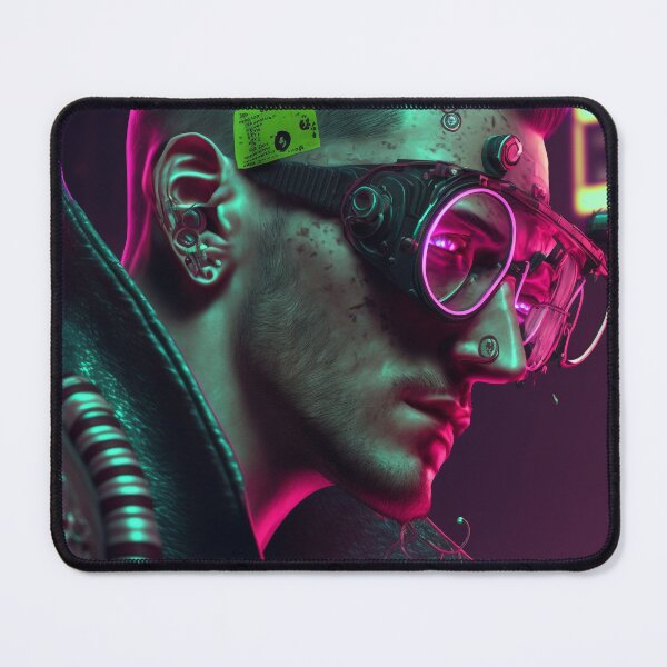 Item preview, Post Apocalyptical Cyberpunk Hacker designed and sold by AICreateWorlds.