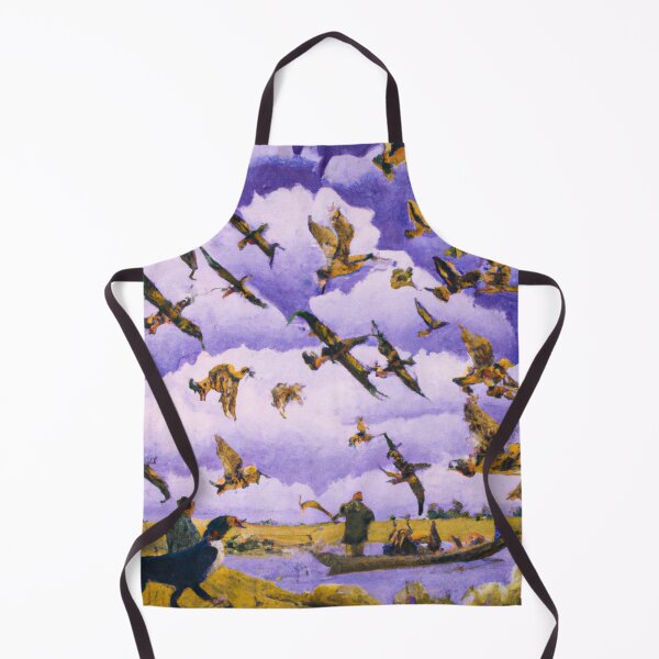 Item preview, A Bonanza of Ducks while Hunting in style of a painting (AI Generated Art) designed and sold by Cowboy Folly.