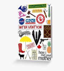 How I Met Your Mother Greeting Card