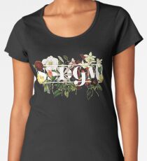 SSDGM Murderino Flower Illustration My Favorite Murder Women's Premium T-Shirt