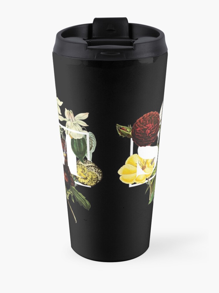 Alternate view of SSDGM Murderino Flower Illustration My Favorite Murder Travel Mug