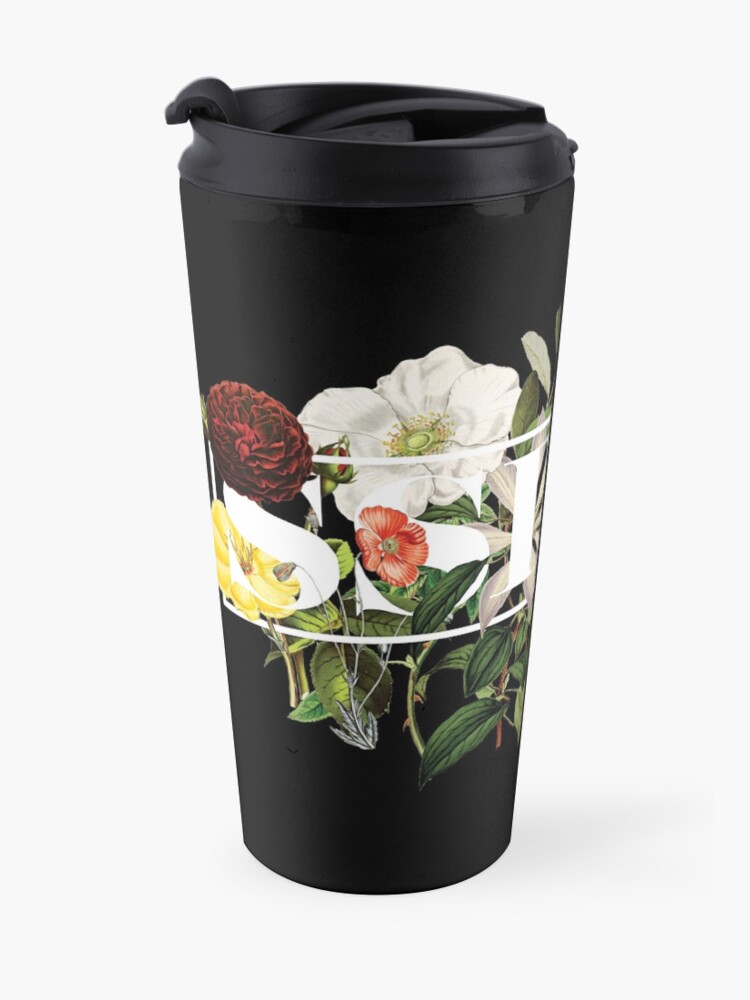 Alternate view of SSDGM Murderino Flower Illustration My Favorite Murder Travel Mug