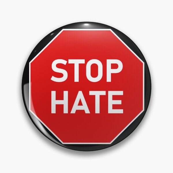 Item preview, Stop Hate Stop Sign designed and sold by Grepthor.