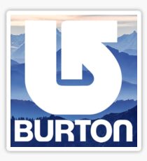 Burton Snowboard Mountain Sticker