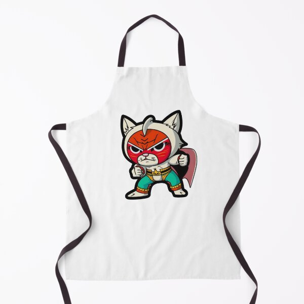 Aperçu de l'œuvre Lucha Libre Cats | Lutte mexicaine | Chats kawaii | Chats animés | Lucha Libre Cats 01 créée et vendue par Catcosm.