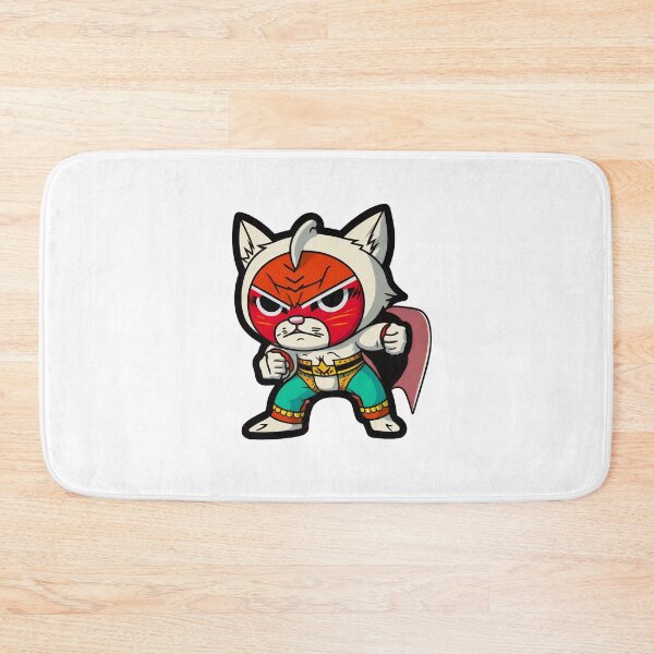 Artikelvorschau, Lucha Libre Katzen | Mexikanisches Wrestling | Kawaii Katzen | Anime Katzen | Lucha Libre Katzen 01 entworfen und verkauft von Catcosm.