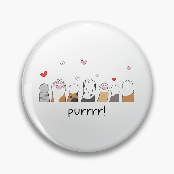 Item preview, Purrrr Cat Love Graphic Design designed and sold by QuanJewelry.