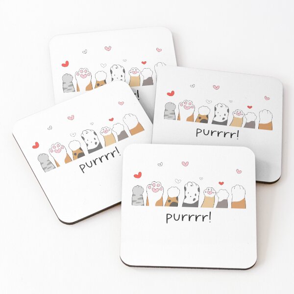 Item preview, Purrrr Cat Love Graphic Design designed and sold by QuanJewelry.
