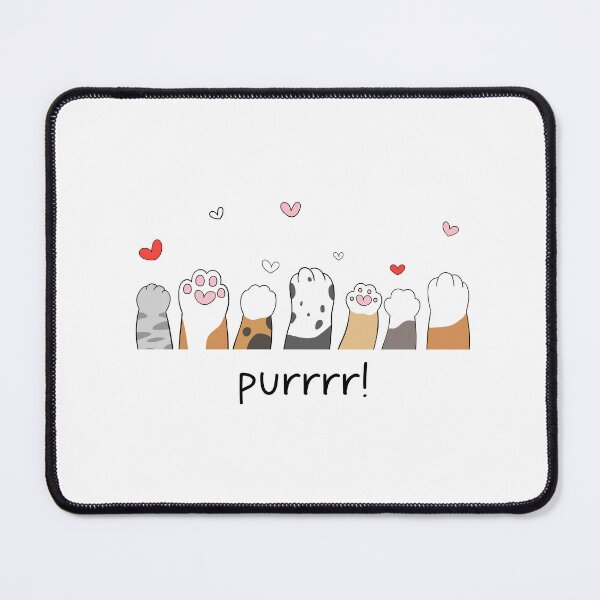 Item preview, Purrrr Cat Love Graphic Design designed and sold by QuanJewelry.