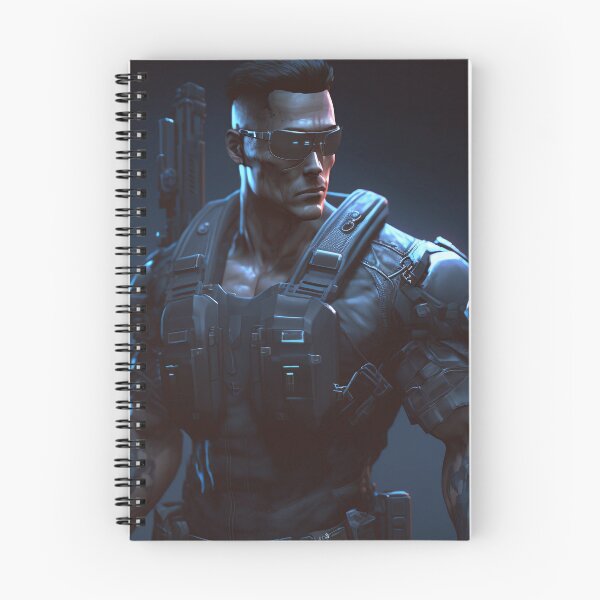 Item preview, Cyberpunk Terminator designed and sold by AICreateWorlds.