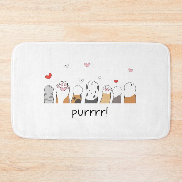 Item preview, Purrrr Cat Love Graphic Design designed and sold by QuanJewelry.