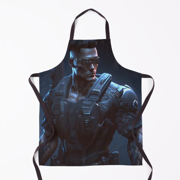 Item preview, Cyberpunk Terminator designed and sold by AICreateWorlds.