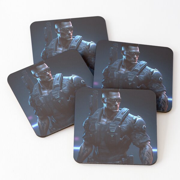 Item preview, Cyberpunk Terminator designed and sold by AICreateWorlds.