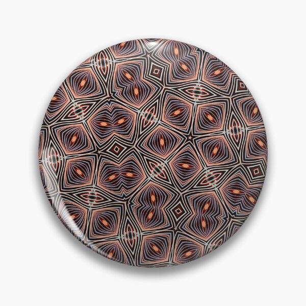 Item preview, Psychedelic Purple Black and Orange Geometric Seamless Pattern designed and sold by protegra.