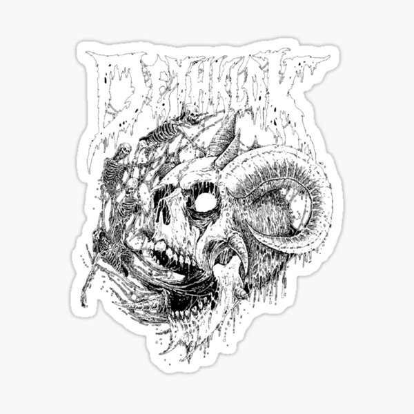 Item preview, dethklok skull head    designed and sold by DranchakStudio.