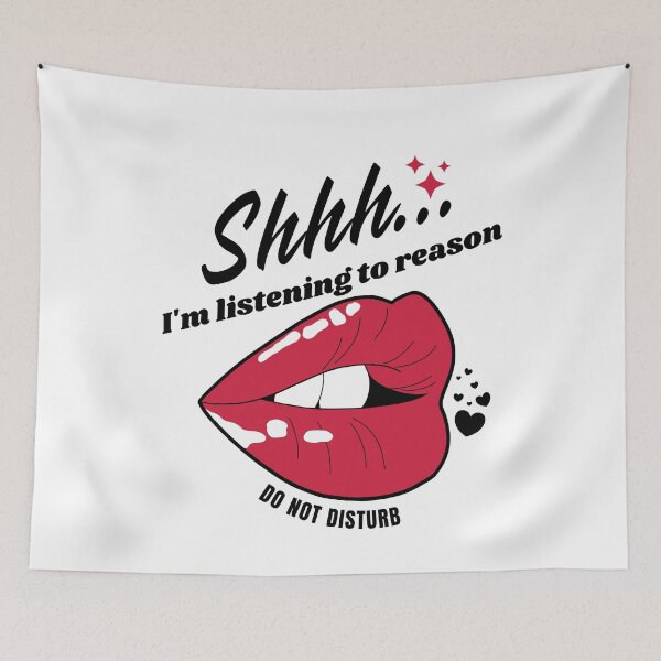 Item preview, Shhh I'm listening to reason designed and sold by MyMerch4u.