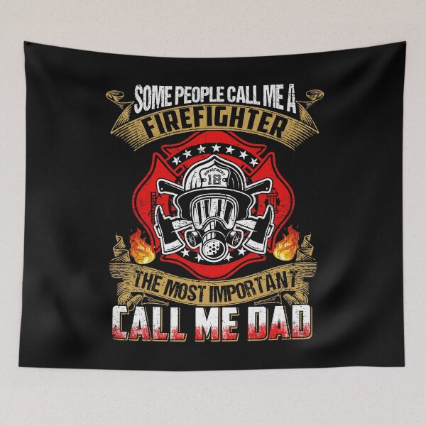 Item preview, Mens Firefighter Dad Flag Design For Proud Fireman Dad Papa designed and sold by KylerHowell.