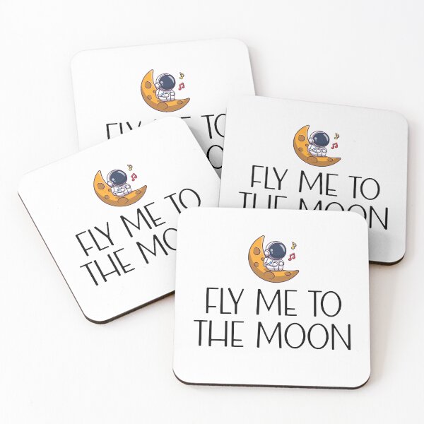 Item preview, Fly Me to the Moon Graphic Design designed and sold by QuanJewelry.