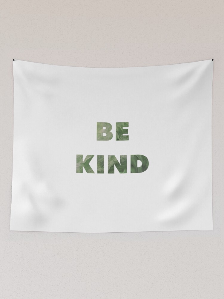 Thumbnail 2 of 3, Tapestry, BE KIND designed and sold by OneCreativePup.