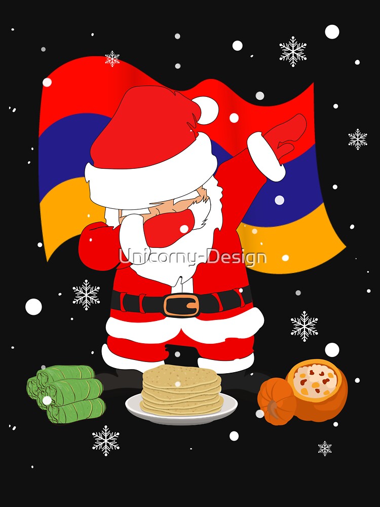 "ARMENIAN CHRISTMAS Santa Dabbing Armenian recipes like Ishli Kufta