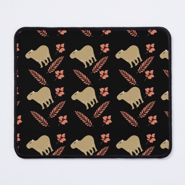 Item preview, Capybaras pattern black designed and sold by ArlacV.