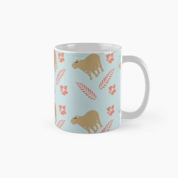 Item preview, Capybaras pattern light blue designed and sold by ArlacV.